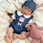 Elodie 18-Inch Full Silicone Baby Doll – Realistic Sleeping Reborn Baby Girl – photo 3