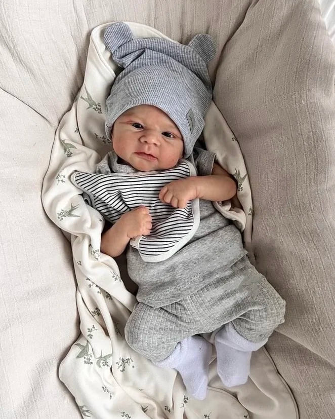 Alessia bambola reborn con occhi azzurri