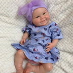 Rosie 18-Inch Full Silicone Baby Doll – Realistic Smiling Reborn Baby Girl – photo 6