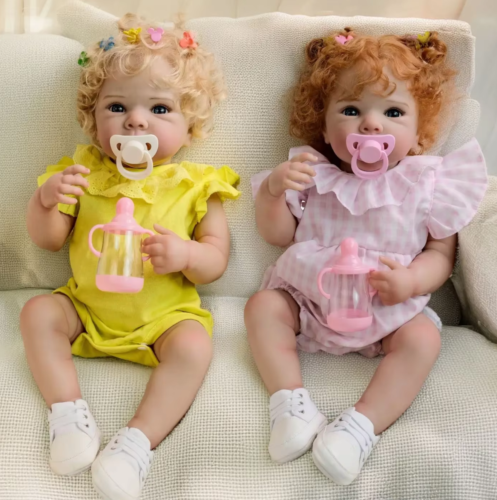 Isla & Evie Adorable Lifelike Newborn Reborn Twin Dolls