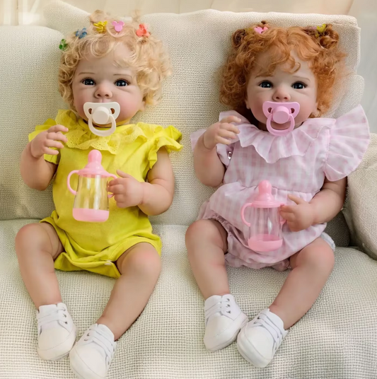 Isla & Evie Adorable Lifelike Newborn Reborn Twin Dolls