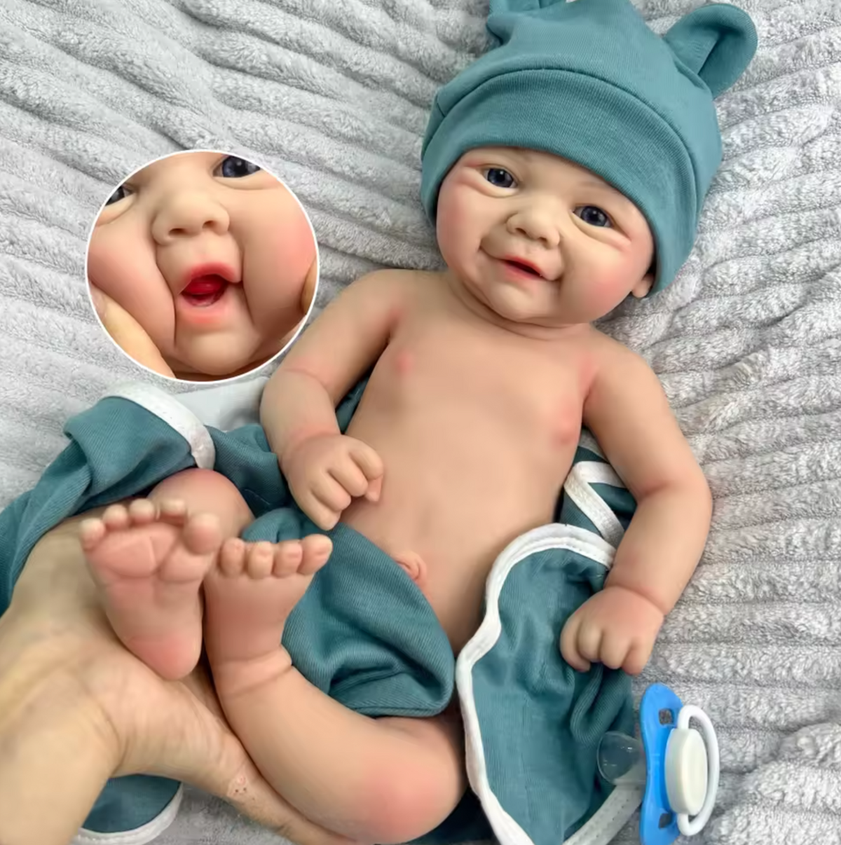 Vivienne – 17" Full Body Silicone Reborn Baby Doll – photo 5