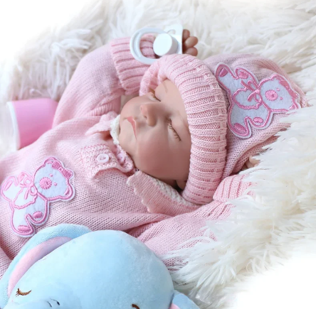 Sleeping Realistic Reborn Baby Girl Doll